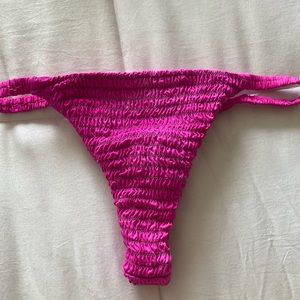 Blue Life Scrunchy Bikini Bottom, XS